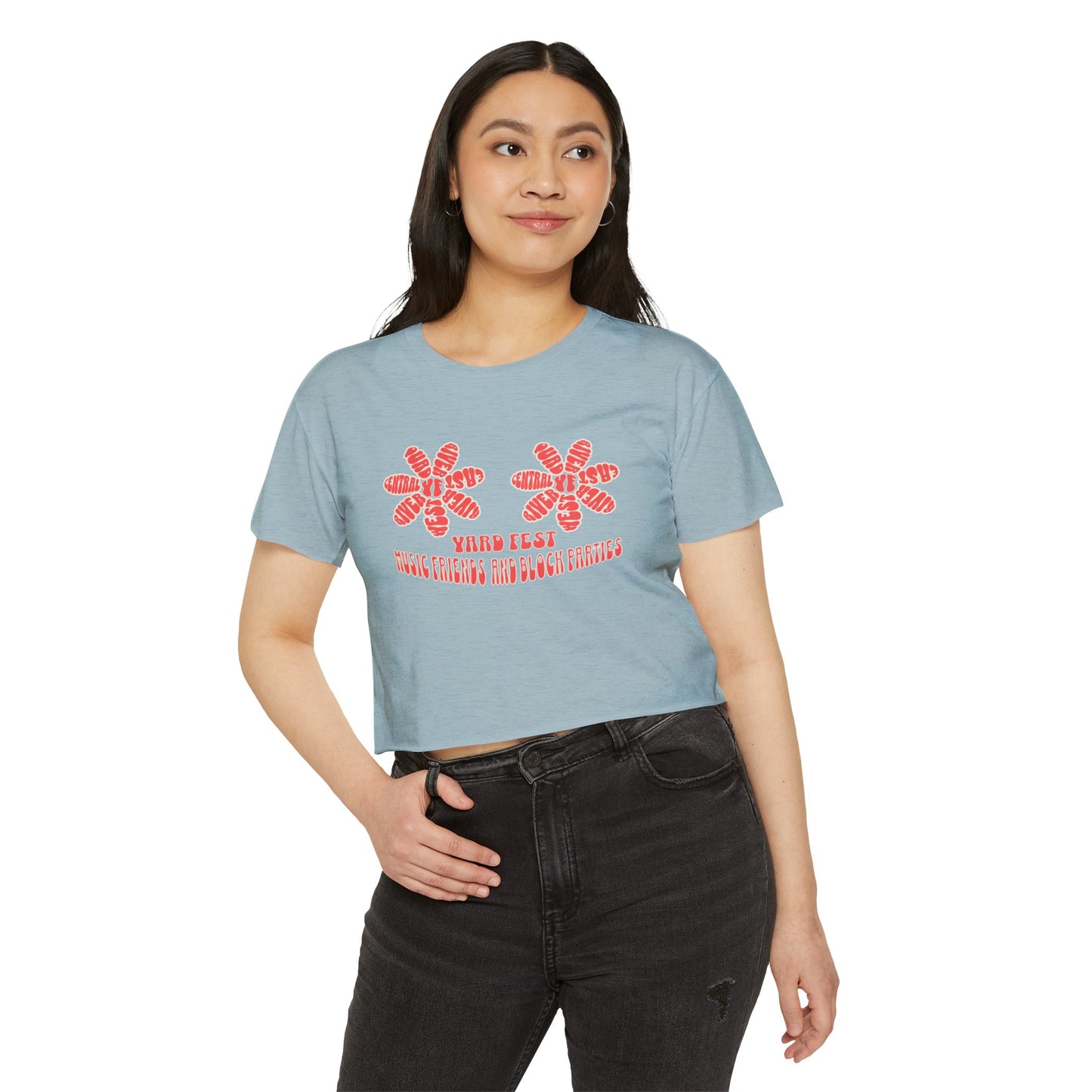 Harvard Yard Fest Crop Tee