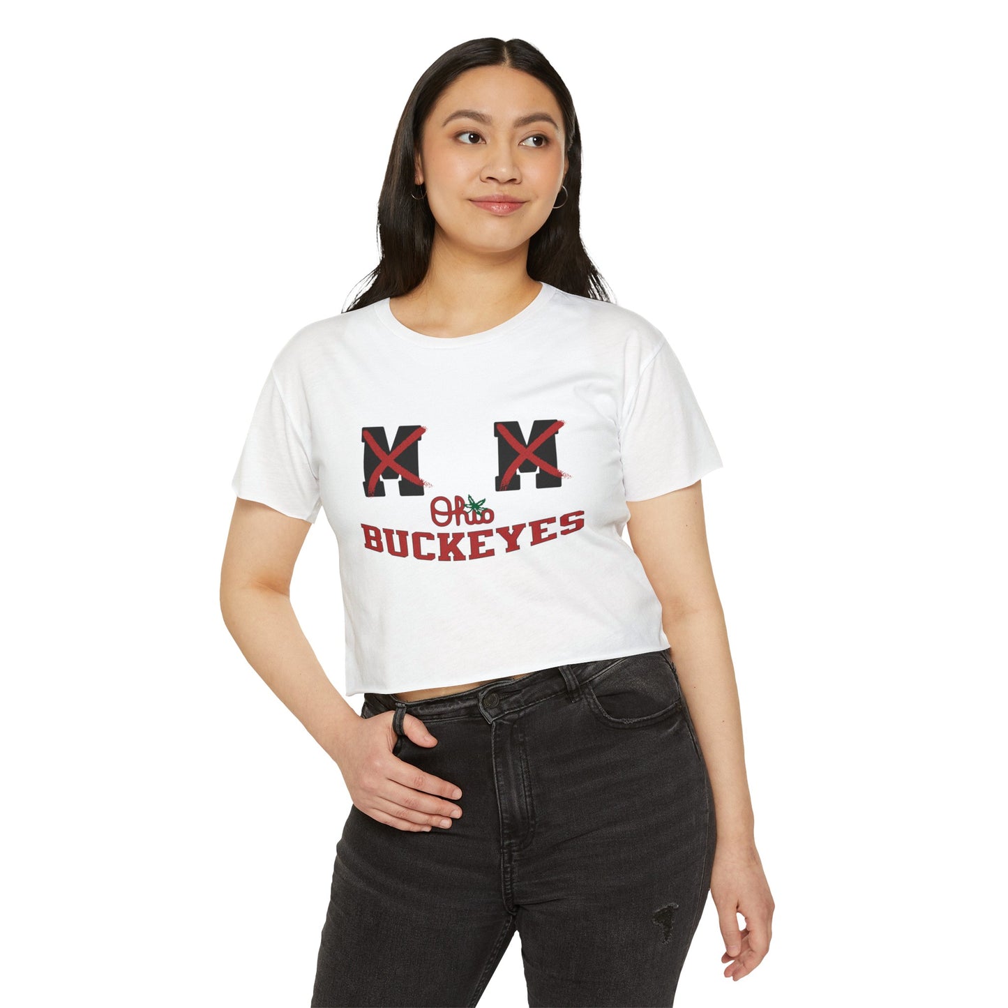 Buckeye’s Beat Michigan Crop Tee