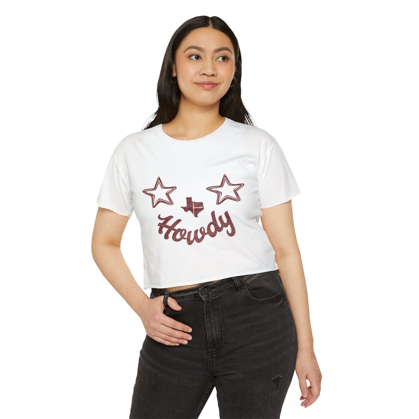 Texas A&M Howdy Crop Tee