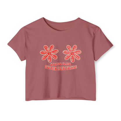 Spring Fling Music and Friends Crop Tee