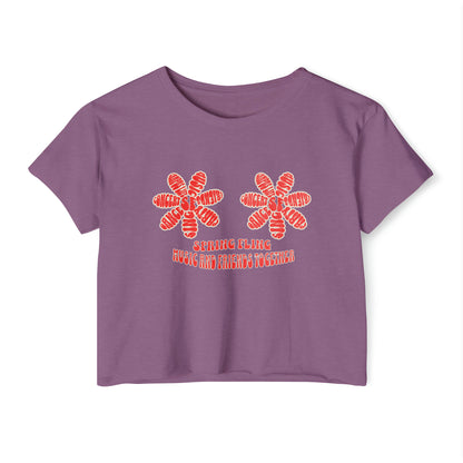 Spring Fling Music and Friends Crop Tee