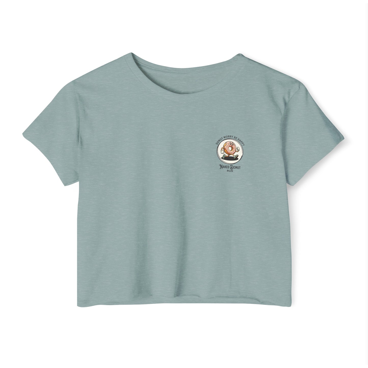 Naked Donut Run Crop Tee