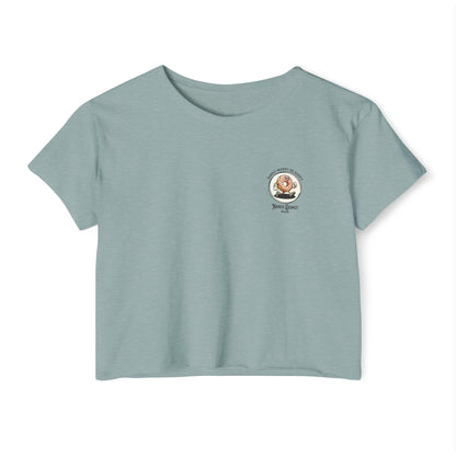 Naked Donut Run Crop Tee