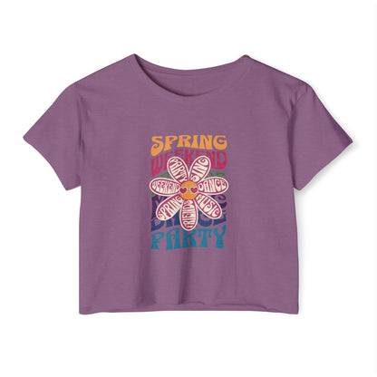Spring Weekend Crop Tee