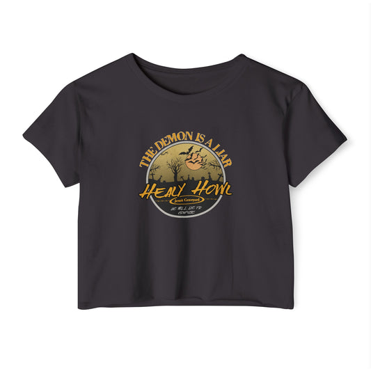 Healy Howl Crop Tee