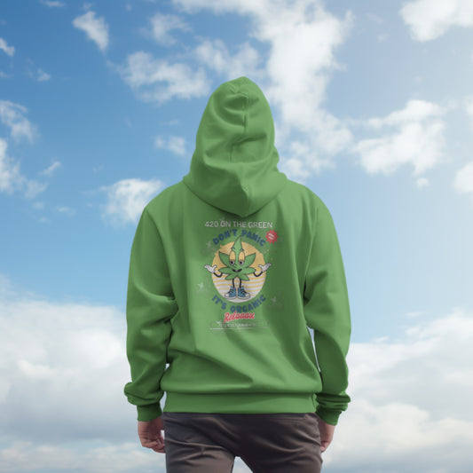 UVM 420 ON THE GREEN DAY HOODIE SWEATHSIRT UNIVERSITY OF VERMONT 